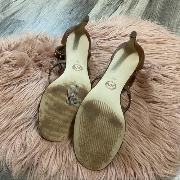 MICHAEL Michael Kors Koda Brown Heels Sandal Size 8 - Picture 6 of 10